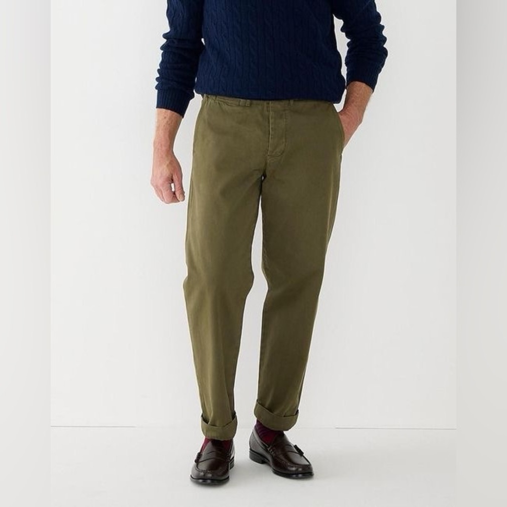 J. Crew Wallace & Barnes selvedge officer chino pant | size 34